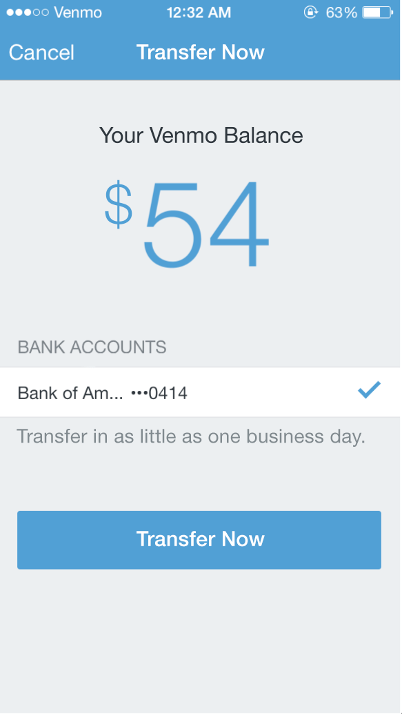 venmo bank transfer money account mobile pay checking 100k move tutorial